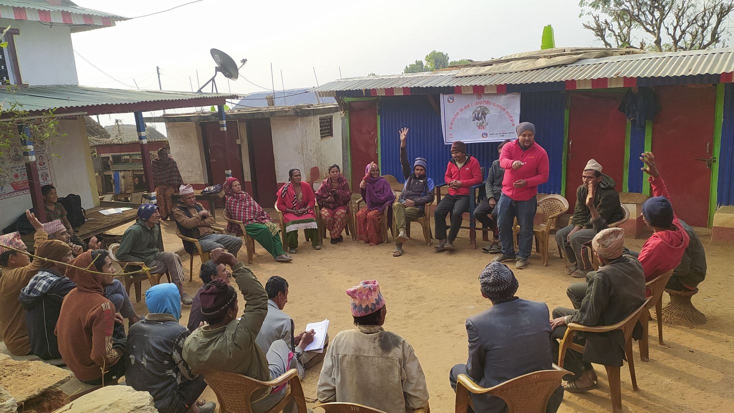 बाख्रापालक किसानसँग बजार जोड्दै समृद्धि आयोजना