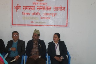 मोलुङ गाउँपालिकामा भूमिहीन तथा सुकुम्बासी समस्या समाधान सम्बन्धी अभिमुखीकरण कार्यक्रम सम्पन्न