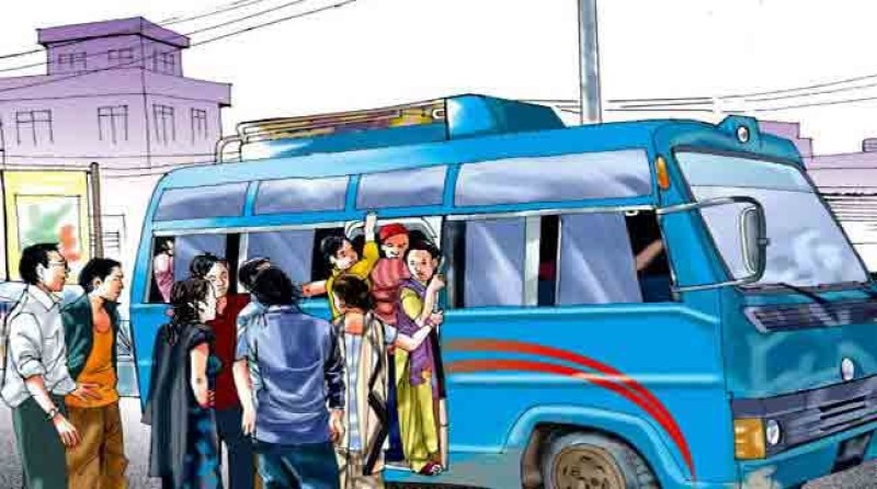 भोलिदेखि सार्वजनिक सवारी एक जिल्लाबाट अर्को जिल्ला जान रोक