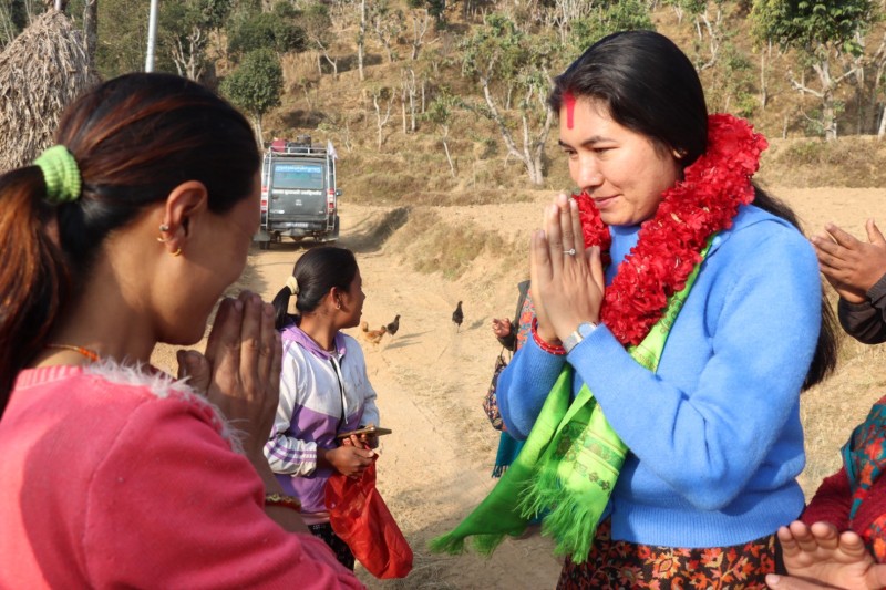 एमाले ओखलढुंगा उम्मेदवार अस्मिता थापाका प्रतिबद्धता-  विधि निर्माणदेखि विकास निर्माणसम्म