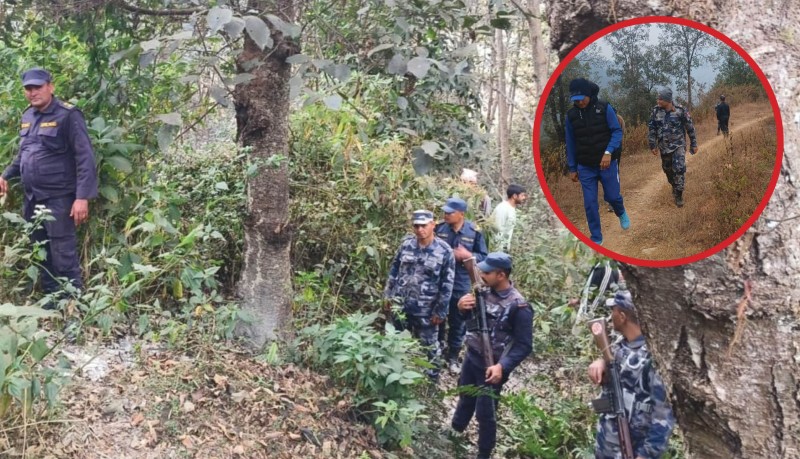 शंकास्पद व्यक्तिहरु हिँड्डुल गरेपछि ओखलढुंगाका प्रजिअको कमाण्डमा स्वीप अपरेशन चलाइयो