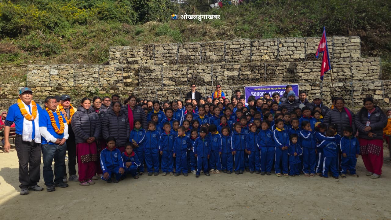 School Uniform Distribution in 2 Schools in Nepal by America's Northstar Properties and Unstoppable Learning Dyslexia Education